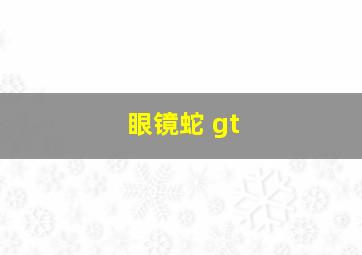 眼镜蛇 gt